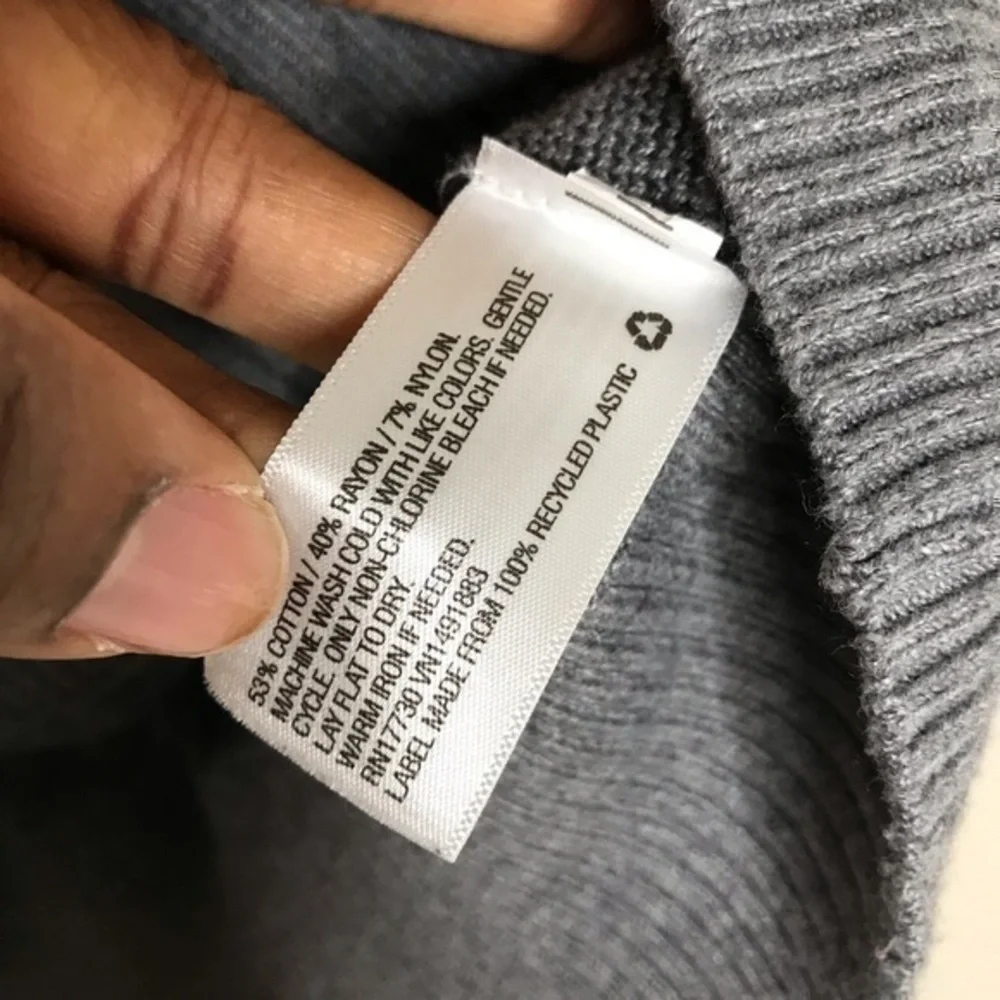 Merona target brand gray and black sweater